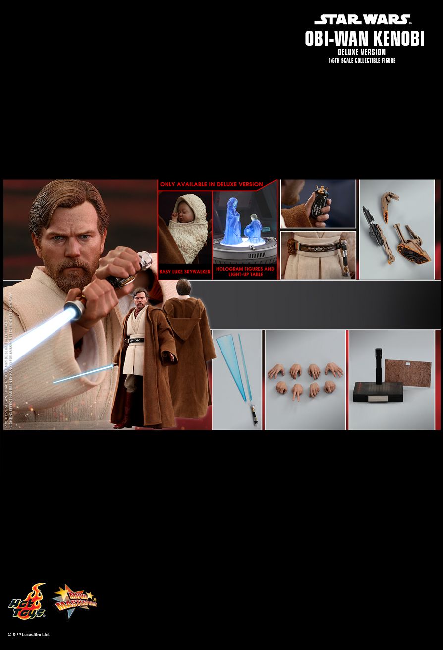 Obi-Wan Kenobi (Deluxe Version)    Sixth Scale Figure by Hot Toys
